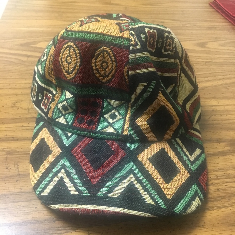 African Print Dad Hat